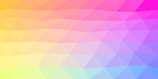 彩色唯美三角形立体几何格子展板背景
